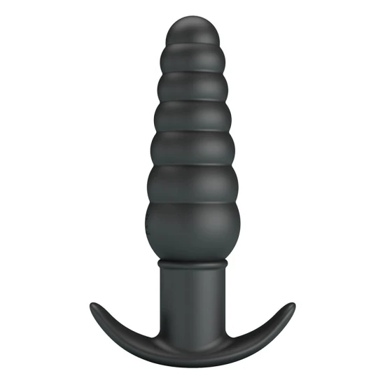 Plug anal vibrator, Negru