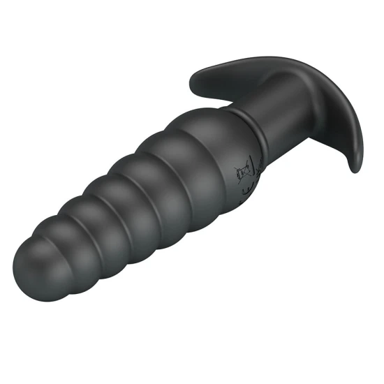 Plug anal vibrator, Negru