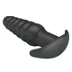 Plug anal vibrator, Negru