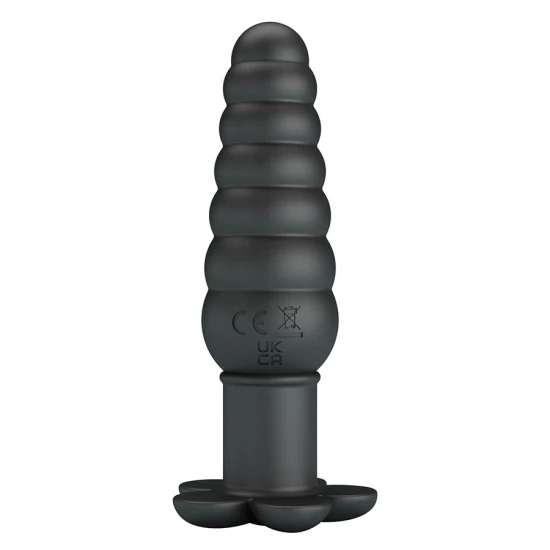 Plug anal vibrator, Negru