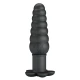 Plug anal vibrator, Negru