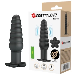 Plug anal vibrator, Negru