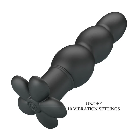 JADIER - Plug anal vibrator, Negru