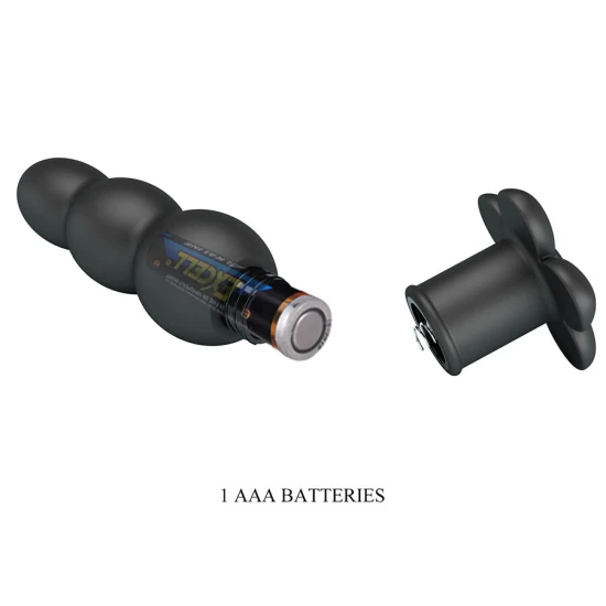 JADIER - Plug anal vibrator, Negru