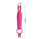 VIBRATOR DELIA RABBIT CU INEL DE REZISTENȚĂ, Roz