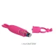 VIBRATOR DELIA RABBIT CU INEL DE REZISTENȚĂ, Roz