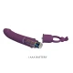 Vibrator tip stilou cu inel de rezistență, Roz