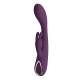 Vibrator iepure cu stimulator din silicon, mov