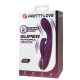 Vibrator iepure cu stimulator din silicon, mov