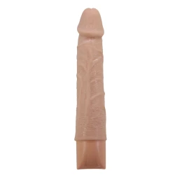 Dildo realist flexibil cu vibrații din material premium, negru