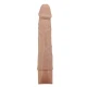 Dildo realist flexibil cu vibrații din material premium, negru