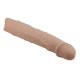Dildo realist flexibil cu vibrații din material premium, negru