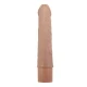 Dildo realist flexibil cu vibrații din material premium, negru