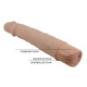 Dildo realist flexibil cu vibrații din material premium, negru