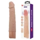 Dildo realist flexibil cu vibrații din material premium, negru