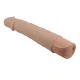 Dildo realist flexibil cu vibrații din material premium, negru