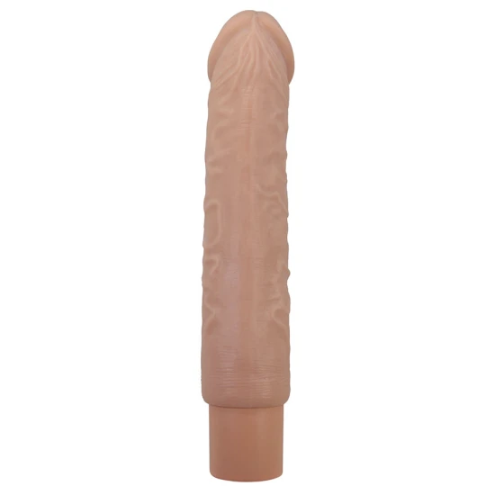 Dildo realist flexibil cu vibrații, material de calitate, negru