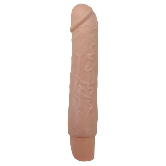 Dildo realist flexibil cu vibrații, material de calitate, negru