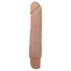 Dildo realist flexibil cu vibrații, material de calitate, negru
