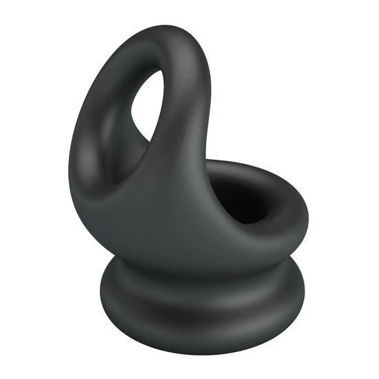 Inel suport penis și testicule, Negru