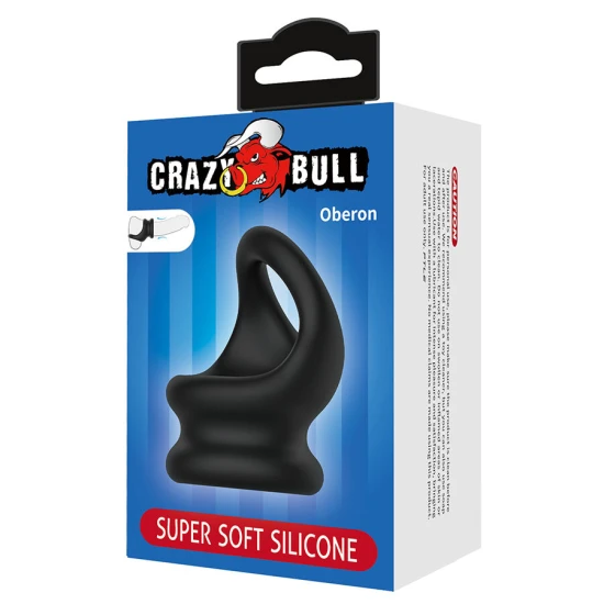 Inel suport penis și testicule, Negru