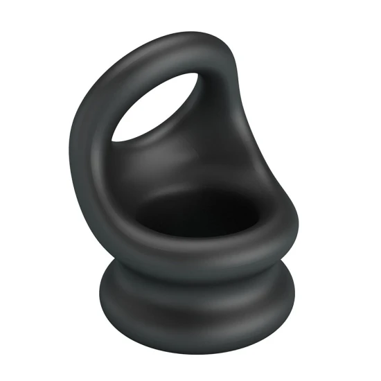 Inel suport penis și testicule, Negru