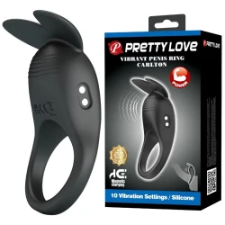 Inel penis cu stimulator clitoridian, Carlton, Roz