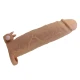 Manson penis cu vibrator clitoridian din TPR, negru