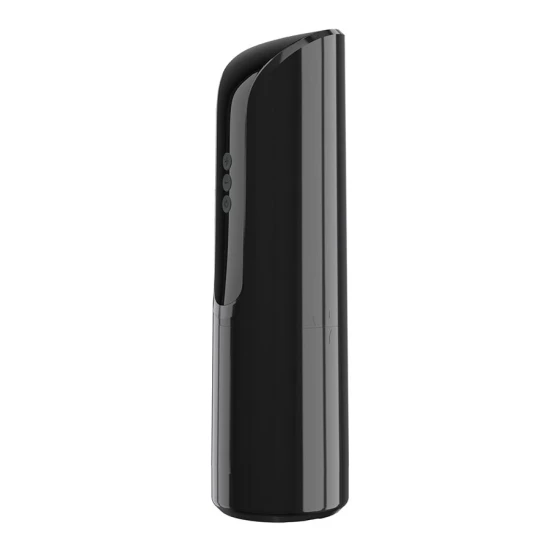 Masturbator Vibrant - Suction și Vibrații, Negru, Unic