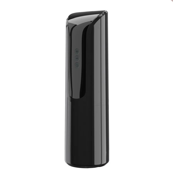 Masturbator Vibrant - Suction și Vibrații, Negru, Unic