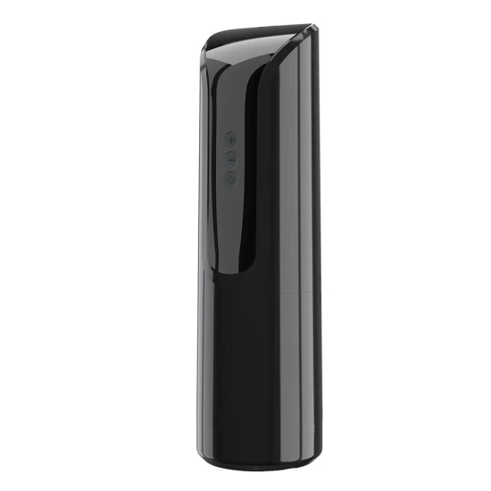Masturbator cu aspirație și vibrații, USB, LED