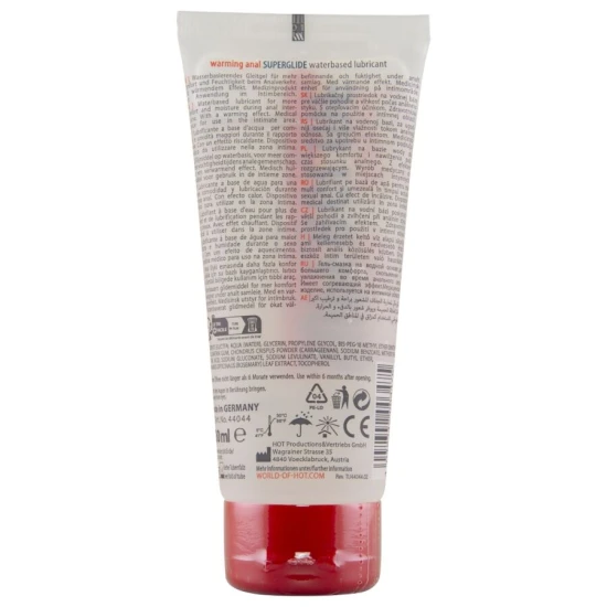 Lubrifiant lichid pentru plăcere, efect de încălzire, pe bază de apă, 100 ml