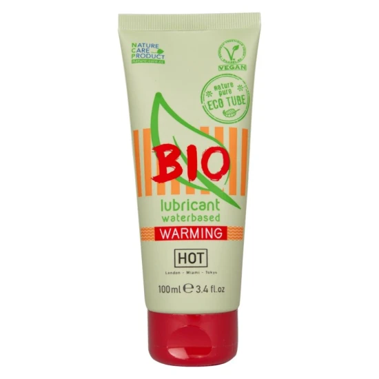 Lubrifiant Bio pe bază de apă, efect de încălzire, 100 ml