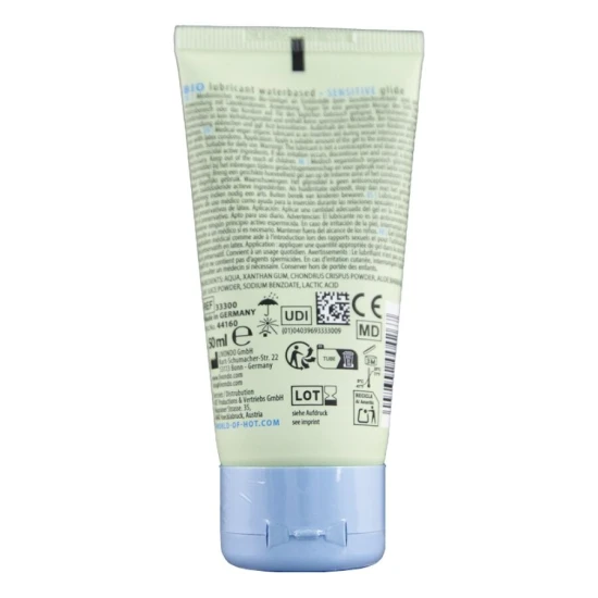 Lubrifiant bio pe bază de apă SENSITIV, 50 ml
