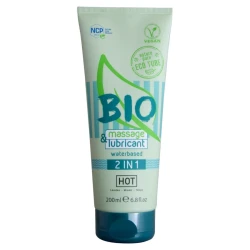 BIO MASAJ & LUBRIFIANT pe bază de apă 2 în 1, 200 ml