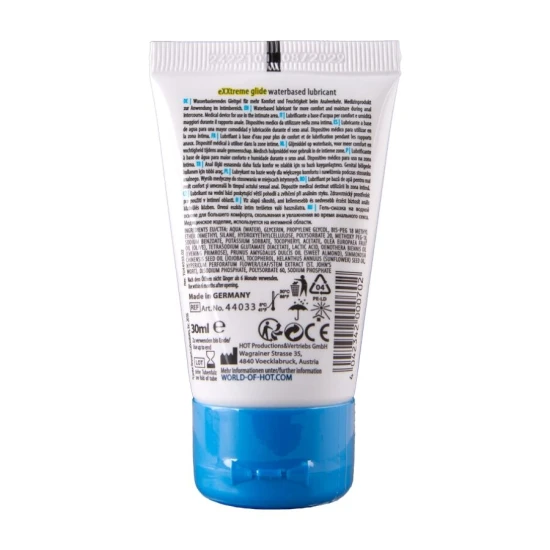 LUBRIFIANT PE BAZĂ DE APĂ - EXXTREME GLIDE + ULEI DE CONFORT A+ 30 ML