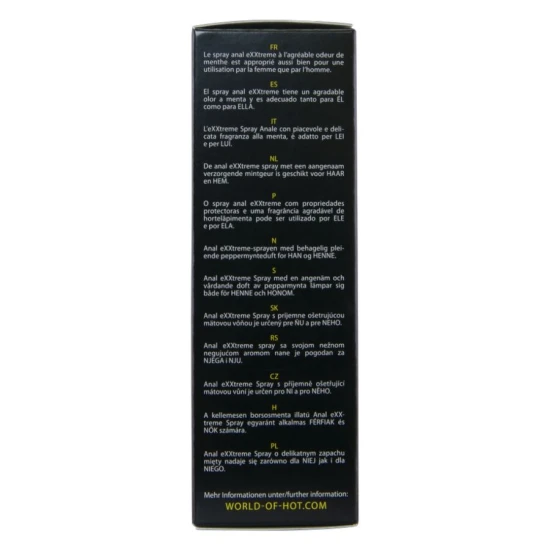 EXXTREME - Spray anal, Negru