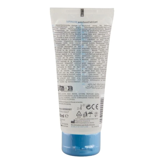 LUBRIFIANT LICHID PLEASURE SUPERGLIDE, pe bază de apă, 100 ml