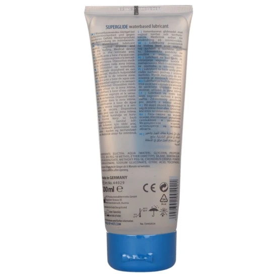 Lubrifiant lichid pentru plăcere, Superglide, pe bază de apă, 200 ml