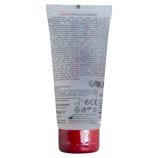 Lubrifiant lichid pentru plăcere, efect de încălzire, pe bază de apă, 100 ml