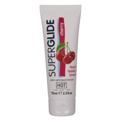 Gel Lubrifiant Comestibil Tip Superglide, pe Bază de Apă, Cireș 75 ml