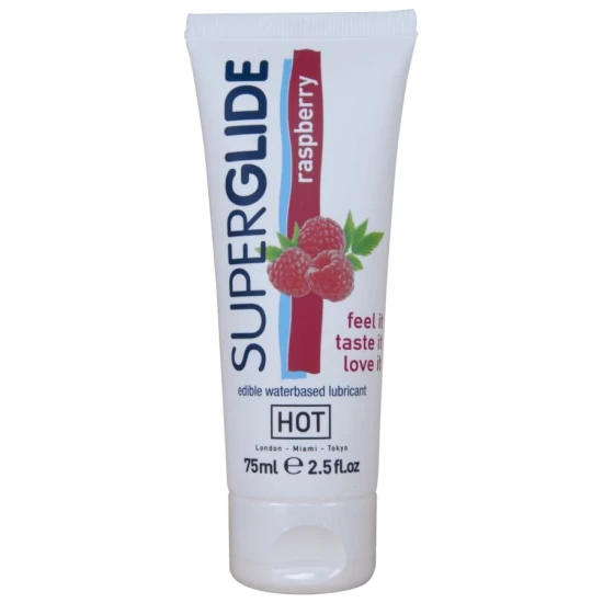 Superglide, pe bază de apă, zmeură, 75 ml