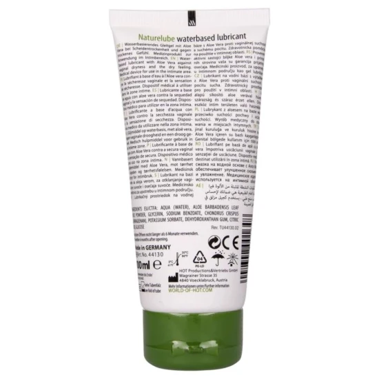 Lubrifiant Natural Waterbased Aloe Vera, 100 ml