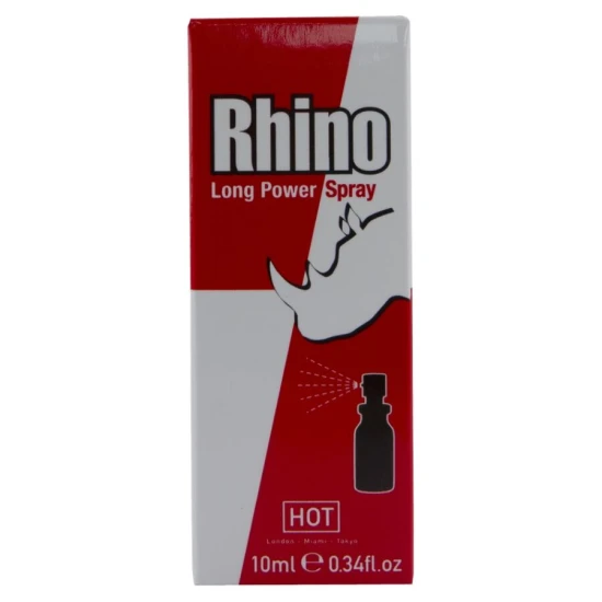 RHINO - Spray Long Power pentru bărbați, Negru