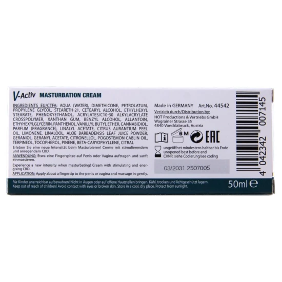 Cremă pentru masturbare cu cbd, unisex, 100 ml