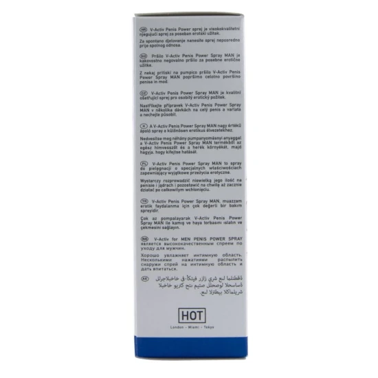 Spray pentru penis cu efect de încălzire HOT - V-ACTIV, 50 ml