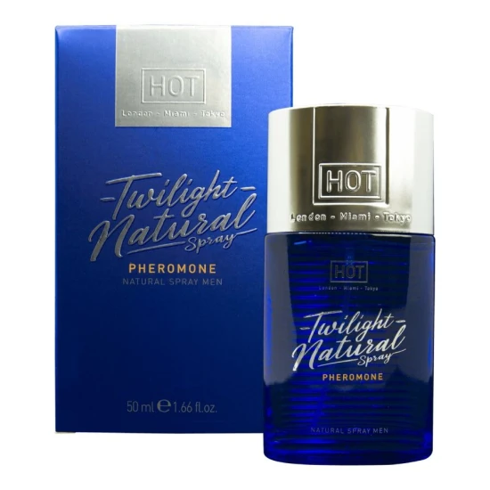 SPRAY NATURAL CU FEROMONI PENTRU BĂRBAȚI Twilight, Negru
