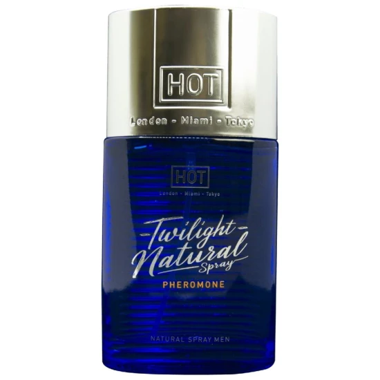 SPRAY NATURAL CU FEROMONI PENTRU BĂRBAȚI Twilight, Negru