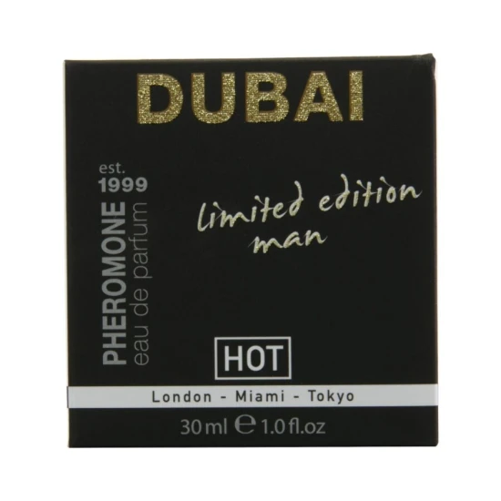 Parfum cu feromoni Ediție Limitată pentru bărbați, Negru. 30 ml