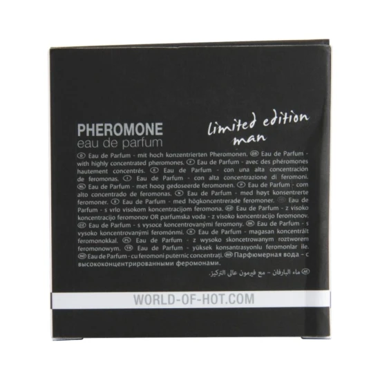 Parfum cu feromoni Ediție Limitată pentru bărbați, Negru. 30 ml